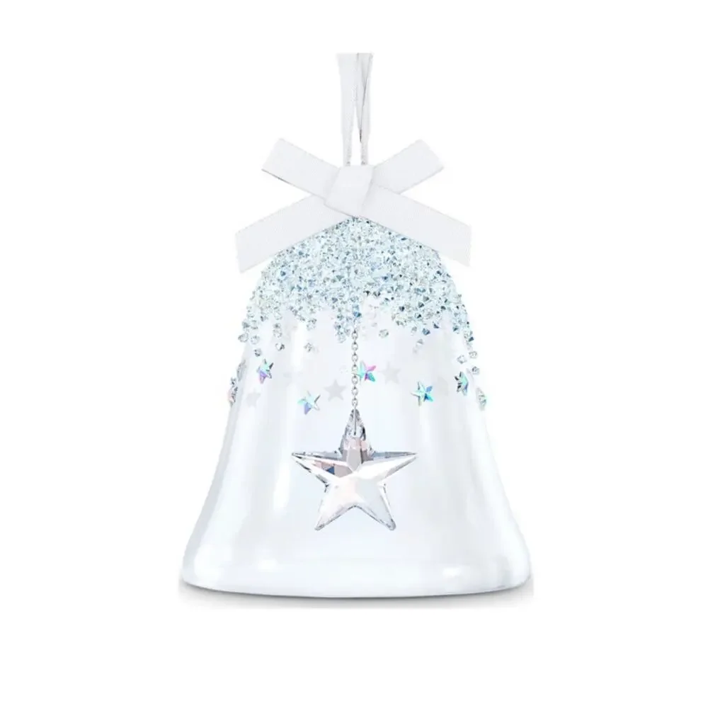 Swarovski | 2016 Glass Christmas Bell Ornament